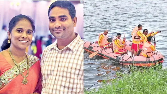 CRIME : చావు పిలుస్తోందంటూ చెరువులో దూకిన భర్త...భర్తతో పాటే తానంటూ భార్య..