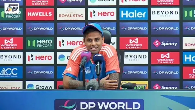 Suryakumar Yadav : ఇదెక్కడి మాస్ రా మావా... పాకిస్థాన్⁬కు గట్టిగా ఇచ్చిపడేసిన సూర్య