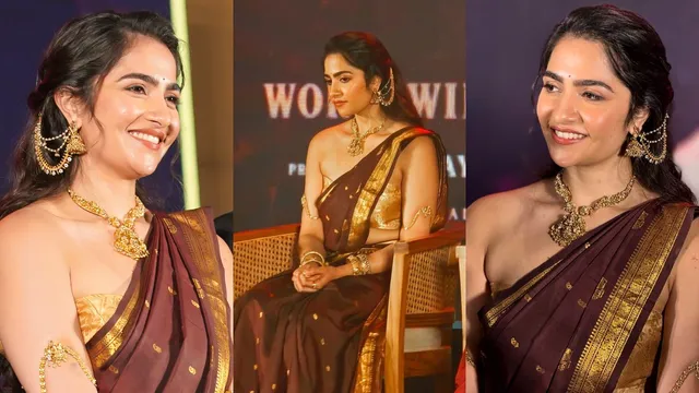 Rukmini Vasanth: స్టన్నింగ్ లుక్స్‌లో రుక్మిణి వసంత్.. యువరాణిలా మెరిసిపోతున్న బ్యూటీ!