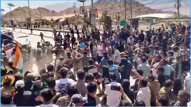 Ladakh Protest : లడఖ్‌లో నిరసనలు..  50మంది అరెస్ట్