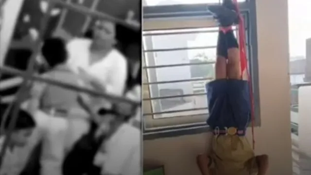 విద్యార్థిని తలకిందులుగా వేలాడదీసిన ప్రిన్సిపల్ డ్రైవర్.. ఎందుకో తెలుసా!