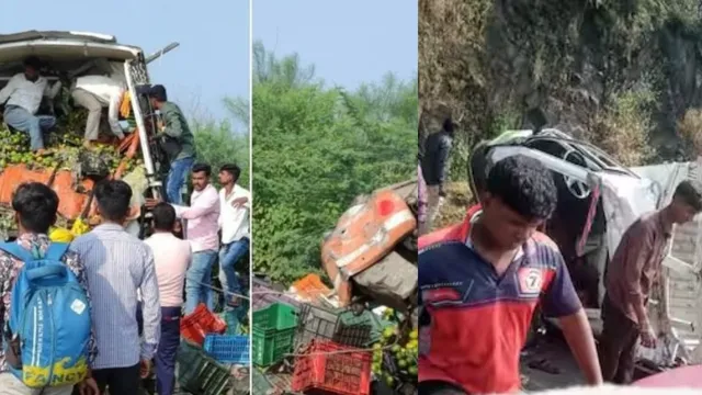 Maharashtra: తీర్థయాత్రకు వెళ్లివస్తుండగా.. రోడ్డు ప్రమాదంలో 8 మంది మృతి