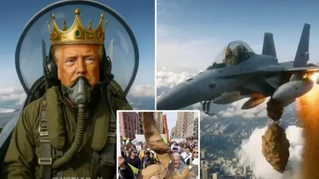 నిరసనకారులపై బురద చల్లిన ట్రంప్.. AIతో అమెరికా అధ్యక్షుడి వింత శేష్టలు