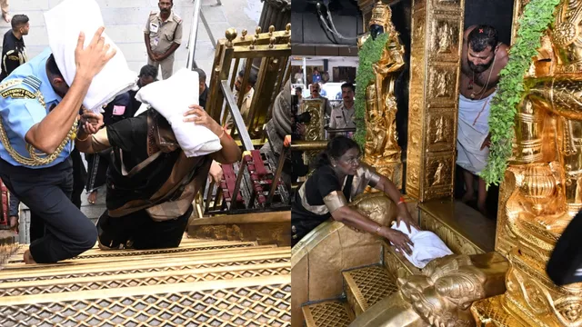 Droupadi Murmu:  ఇరుముడితో శబరిమల మెట్లెక్కిన రాష్ట్రపతి ద్రౌప‌ది ముర్ము.. ఫొటోలు చూశారా?