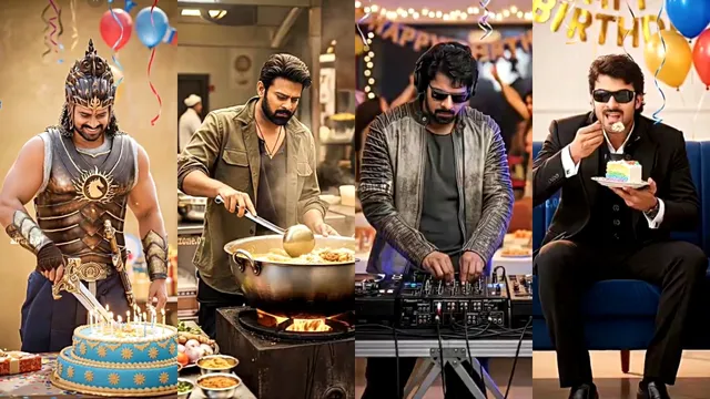 Prabhas AI Video: "కేక్ కట్ చేస్తున్న బాహుబలి.. కుకింగ్ చేస్తున్న సలార్".. ఏం క్రియేటివిటీ రా అయ్యా!