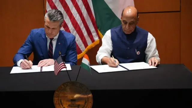 US-India: భారత్, అమెరికాల మధ్య రక్షణ ఒప్పందం..10 ఏళ్ళకు అంగీకారం