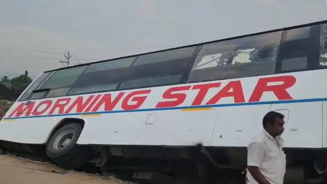 palnadu : పల్నాడు జిల్లాలో ఘోర బస్సు ప్రమాదం..స్పాట్ లో 30మంది!