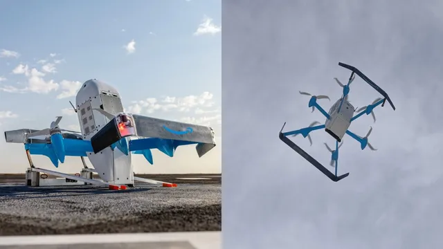 Delivery Drone: ఇంటర్నెట్ కేబుల్ వైర్ కట్ చేసిన అమెజాన్ డెలివరీ డ్రోన్.. వైరల్ వీడియో!