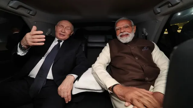 Modi-Putin Car Selfie: కారులో మోదీ-పుతిన్ సెల్ఫీ..అమెరికాలో రాజకీయ దుమారం