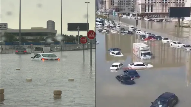 UAE Rains: దుబాయ్ ను మళ్ళీ భయపెడుతున్న వర్షాలు..పలు నగరాల్లో రెడ్ అలెర్ట్