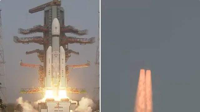 ISRO మరో రికార్డ్.. నింగిలోకి దూసుకెళ్లిన బహుబలి రాకెట్