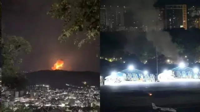 venezuela : వెనెజువెలా రాజధాని కరాకస్ లో భారీ పేలుళ్లు