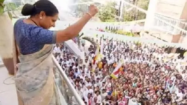 MLC Kavitha : కవిత ఇంటికి క్యూ కట్టిన జనం..కిక్కిరిసిన తెలంగాణ జాగృతి కార్యాలయం..ఎందుకంటే?