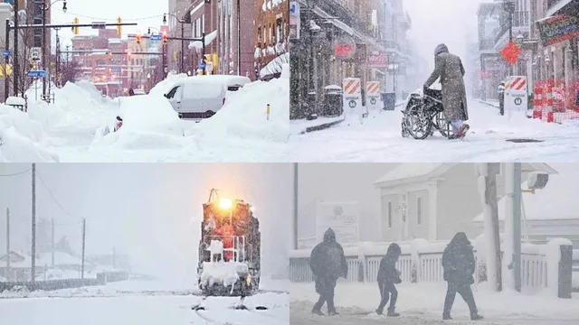 America Snowstorm: అమెరికాను వణికిస్తున్న మంచుతుపాన్‌ ..డేంజర్ లో 16 కోట్ల మంది