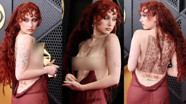 Grammy Awards 2026: వేదికపై సంచలనం సృష్టించిన చాపెల్ రోన్ టాప్‌లెస్‌ బోల్డ్ లుక్!