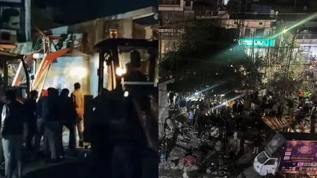 కూలిన మూడంతస్తుల భవనం.. స్పాట్‌లో 20 మంది..