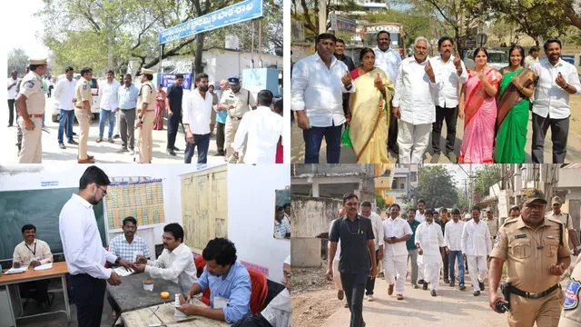 Municipal elections : మున్సిపల్ ఎన్నికల్లో రణరంగం ..అక్కడక్కడ ఘర్షణలు, లాఠీఛార్జీలు