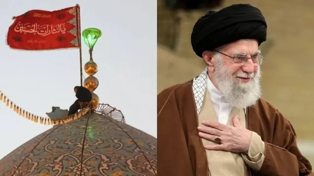 Iran: ఖమేనీ మరణం.. ఇరాన్ మసీదుపై ఎర్ర జెండా.. ఎందుకో తెలుసా ?