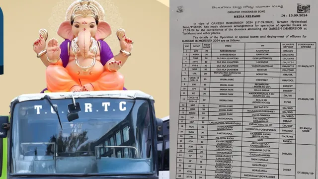 Ganesh Nimajjanam : నిమజ్జనానికి 600 స్పెషల్ బస్సులు.. వారికి ఫ్రీ!