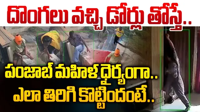 Punjab : ముగ్గురు దొంగలను సింగిల్‌ హ్యాండ్ తో ఆపిన సూపర్‌ ఉమెన్‌!