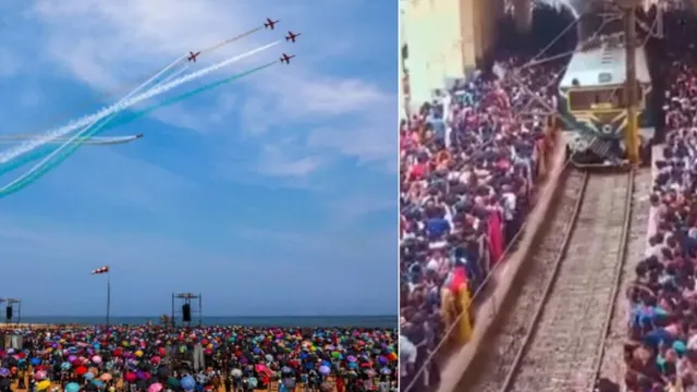 Chennai:  మెరీనా బీచ్‌లో తొక్కిసలాట.. ఐదుకు చేరిన మృతుల సంఖ్య!