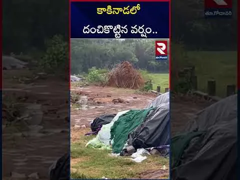 Heavy Rain in Kakinada | కాకినాడలో దంచికొట్టిన వర్షం.. | AP Weather Report | RTV