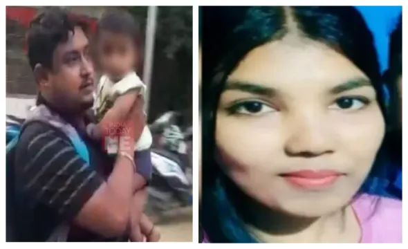 కన్నబిడ్డను చూడనివ్వనందుకు..భార్య, అత్తమామలను చంపిన భర్త...!
