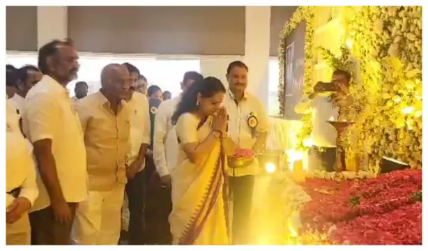 బీఎస్‌ రావు సంతాప సభలో పాల్గొన్న ఎమ్మెల్సీ కవిత