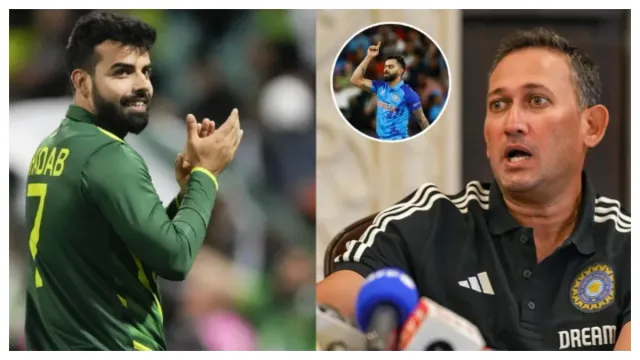 Shadab Khan: అగార్కర్‌కు పాక్‌ ప్లేయర్‌ కౌంటర్