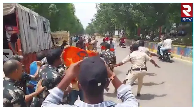 సిద్ధిపేటతో ఉద్రిక్తత.. హరీష్‌ రావు కార్యాలయం ముట్టడికి ఏబీవీపీ యత్నం