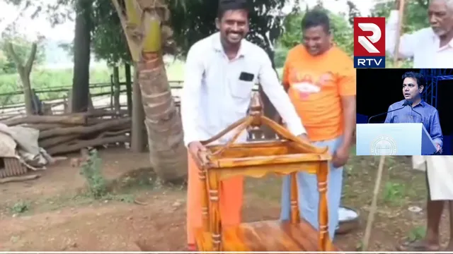 సూట్‌కేసులో మండపం, మంత్రి కేటీఆర్‌ని ఆకట్టుకున్న వీడియో