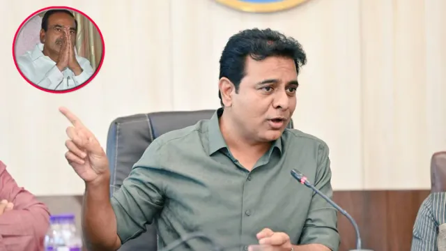 Minister KTR: గజ్వేల్‌లో ఈటల పోటీపై స్పందించిన మంత్రి కేటీఆర్.. ఇంట్రస్టింగ్ కామెంట్స్..