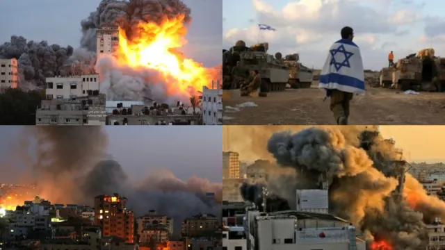 Israel Palestine Conflict: ఒళ్లు గగుర్పొడిచేలా వార్‌ వీడియోలు..భయంకర దాడులు.. 298 మంది మృతి..!