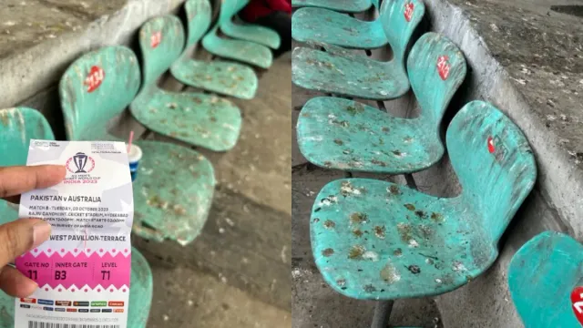 World cup 2023: హైదరాబాద్‌ స్టేడియం సీట్లలో పక్షుల రెట్టలు.. 2 వేలు ఖర్చు పెట్టి వీటిపై కూర్చోవాలా?