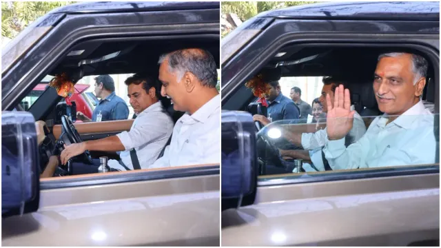 Harish Rao-KTR: ఒకే కారులో బావాబామ్మర్దుల జర్నీ.. వైరల్ గా హరీశ్, కేటీఆర్ ఫొటోలు!