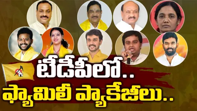 TDP: టీడీపీలో ఫ్యామిలీ ప్యాకేజీ.. టికెట్ల కోసం నేతల పట్టు..