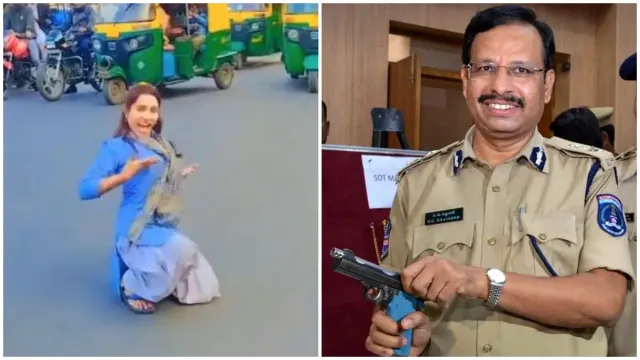 Viral Video : రీల్స్ కోసం నడిరోడ్డుపై యువతి పిచ్చి డ్యాన్స్.. వెర్రి చేష్టలంటూ ఆర్టీసీ ఎండీ సజ్జనార్ ఫైర్!