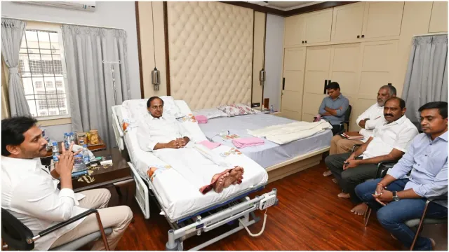 KCR-Jagan: కేసీఆర్ కు జగన్ పరామర్శ.. షర్మిల ప్రస్తావన వచ్చిందా?