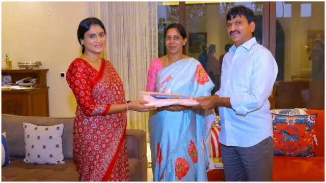 పొంగులేటిని కలిసిన షర్మిల.. కుమారుడి వివాహానికి రావాలని ఆహ్వానం