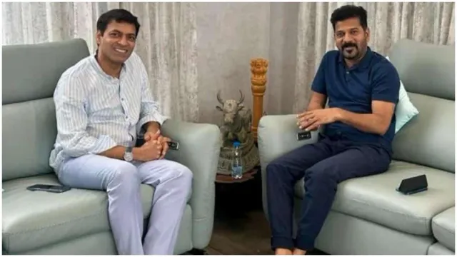 తెలంగాణ సీఎం రేవంత్ తో జేసీ పవన్ రెడ్డి భేటీ