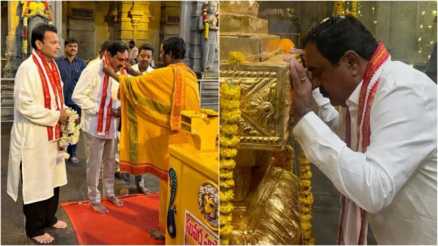 యాదాద్రిలో ఎర్రబెల్లి పూజలు