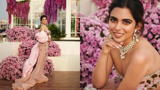Anant Ambani Pre Wedding:  పింక్ గౌనులో బార్బీ డాల్ లా మెరిసిన ఇషా అంబానీ..!