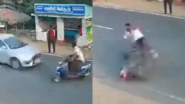 Viral Video : వార్నీ బండ బడా.. బతికిపోయావ్ ఫో.. ఇంకెప్పుడూ ఇలా రోడ్డెక్కకు..!