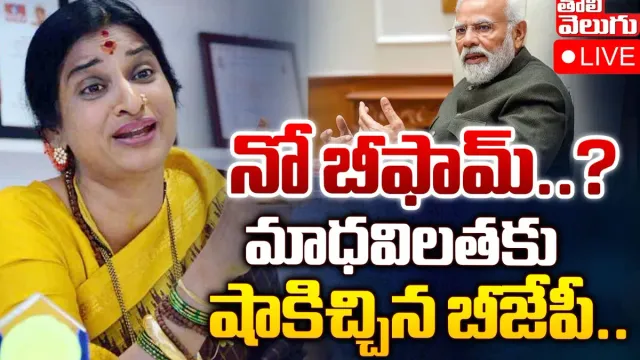 Telangana : మాధవీలతకు బీజేపీ బిగ్‌ షాక్‌.. నో బీఫామ్ ?