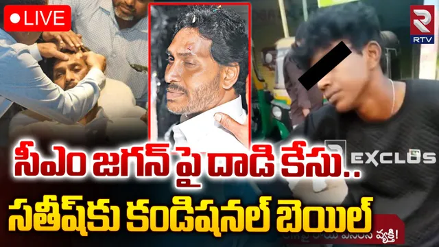 Jagan Stone Attack Case: జగన్ పై రాయి దాడి కేసు.. నిందితుడు సతీష్ కు బెయిల్