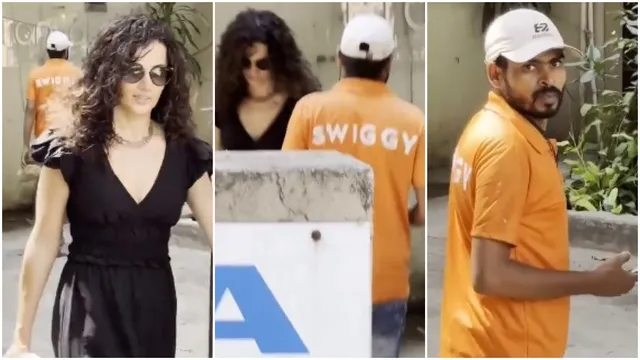 Tapsi Pannu : స్టార్ హీరోయిన్ కి ఘోర అవమానం.. ఎదురుగా వస్తున్నా పట్టించుకోని డెలివరీ బాయ్, వీడియో వైరల్!