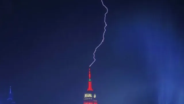 Empire State Buidling: వామ్మో ఆ బిల్డింగ్‌ ల మీద పిడుగులు ఎలా పడ్డాయో చూశారా!