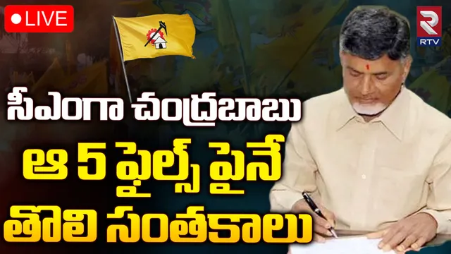 Chandrababu CM: సీఎంగా బాధ్యతలు స్వీకరించిన చంద్రబాబు