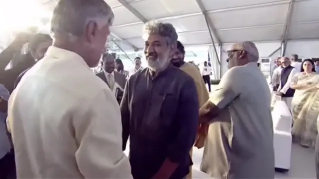 చంద్రబాబ్, పవన్ కల్యాణ్ ను కలిసిన రాజమౌళి, కీరవాణి