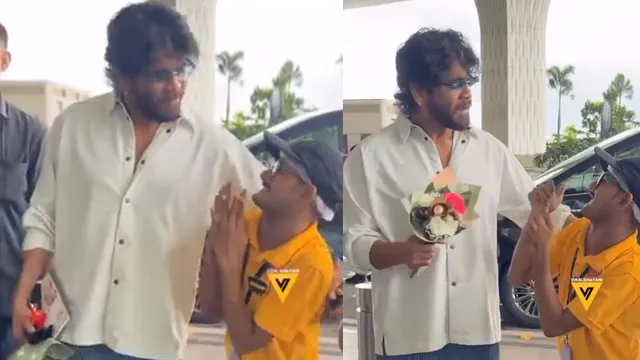 Nagarjuna : తాను సారీ చెప్పిన ఫ్యాన్ ను కలిసిన నాగార్జున.. మరో మెట్టు ఎక్కేసాడంటూ నెటిజన్స్ ప్రశంసలు!